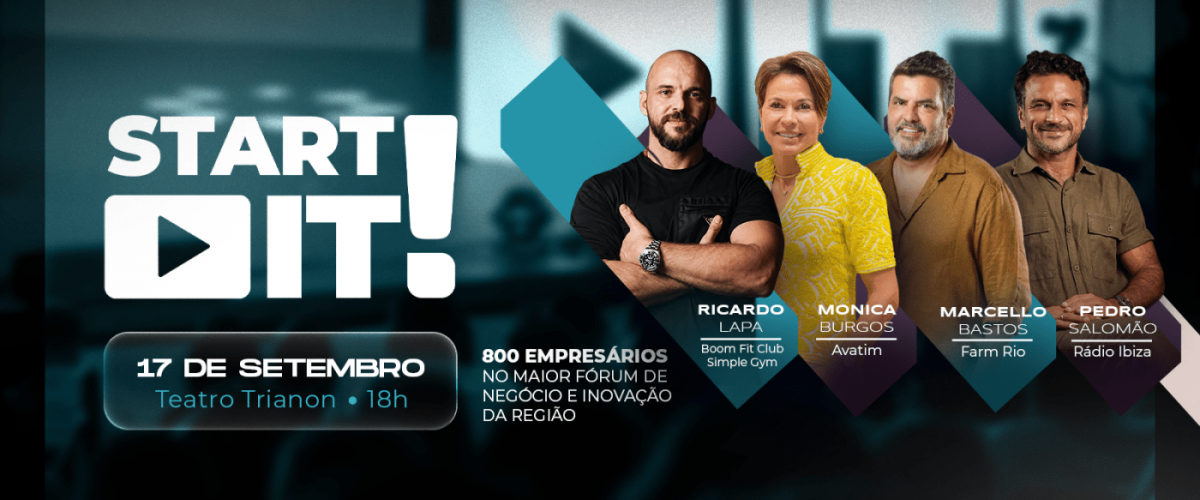 Campos sedia edição especial de 10 anos do Start It! com grandes nomes do empreendedorismo e da inovação